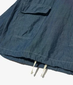 Salvage Smock - Indigo Cotton Chambray