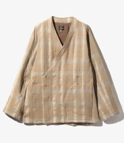 Samue Jacket - Mocha - W/PE Plaid Double Jq.