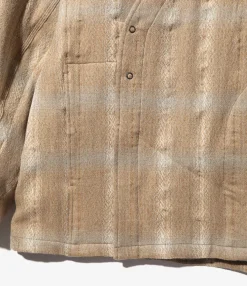 Samue Jacket - Mocha - W/PE Plaid Double Jq.