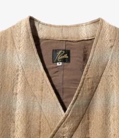 Samue Jacket - Mocha - W/PE Plaid Double Jq.