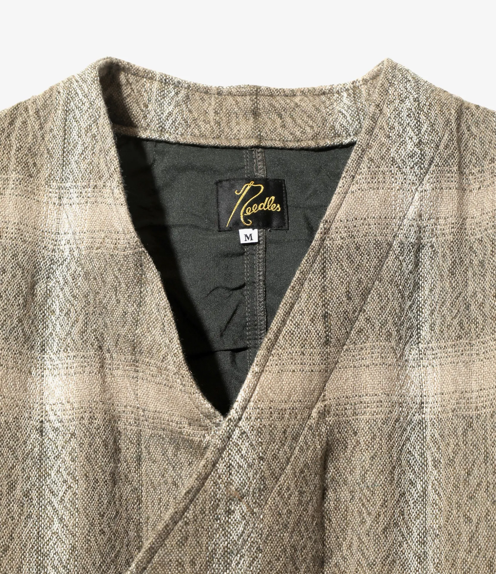 Samue Jacket - Olive - W/PE Plaid Double Jq.