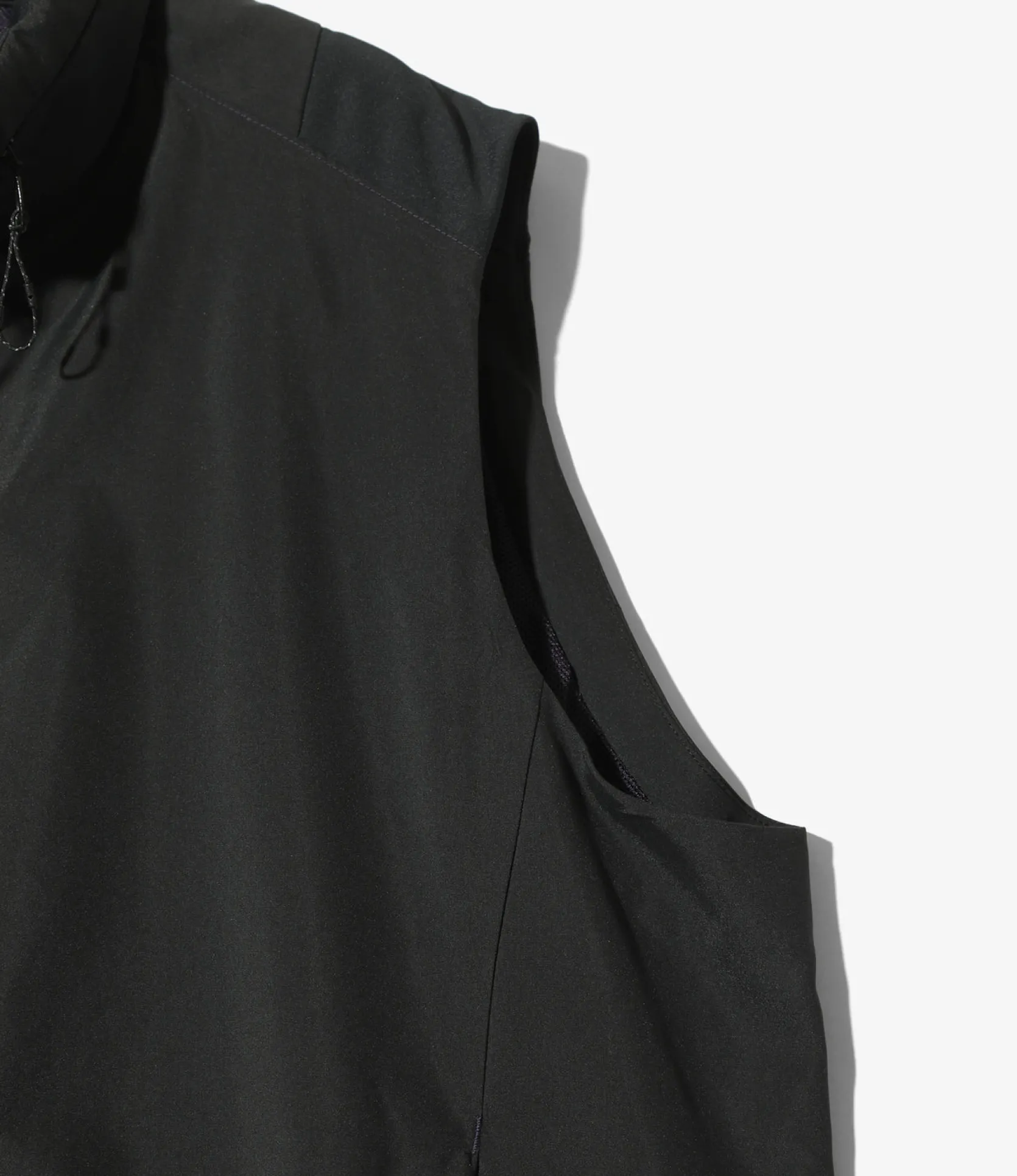 S.B. Vest - Black - Poly Brushed Taffeta