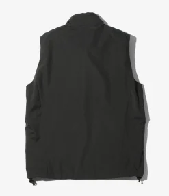 S.B. Vest - Black - Poly Brushed Taffeta
