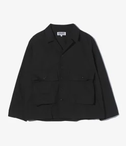 Sea Bees Jacket - Black Cotton Ripstop