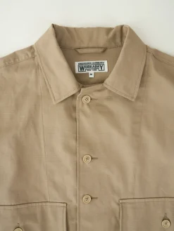 Sea Bees Jacket - Khaki Cotton Ripstop