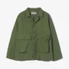 Sea Bees Jacket - Olive Cotton Ripstop