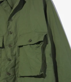 Sea Bees Jacket - Olive Cotton Ripstop