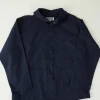 Shawl Collar Jacket - Dark Navy Cotton Ripstop