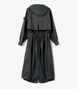 Shifting Dress - Charcoal Gabardine