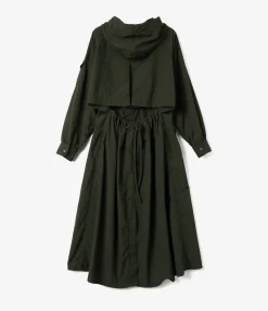 Shifting Dress - Dk. Olive Recycled Poly