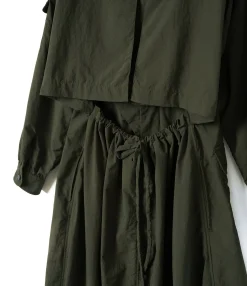 Shifting Dress - Dk. Olive Recycled Poly
