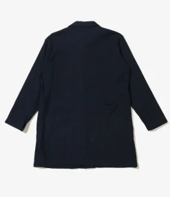 Shop Coat - Dk. Navy Cotton Heavy Basketweave