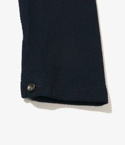 Shop Coat - Dk. Navy Cotton Heavy Basketweave