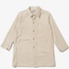 Shop Coat - Natural Cotton Heavy Basketweave