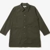 Shop Coat - Olive Heavyweight Cotton Ripstop