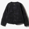 Short Coverall - Black - 13oz Denim / Rose Jq.