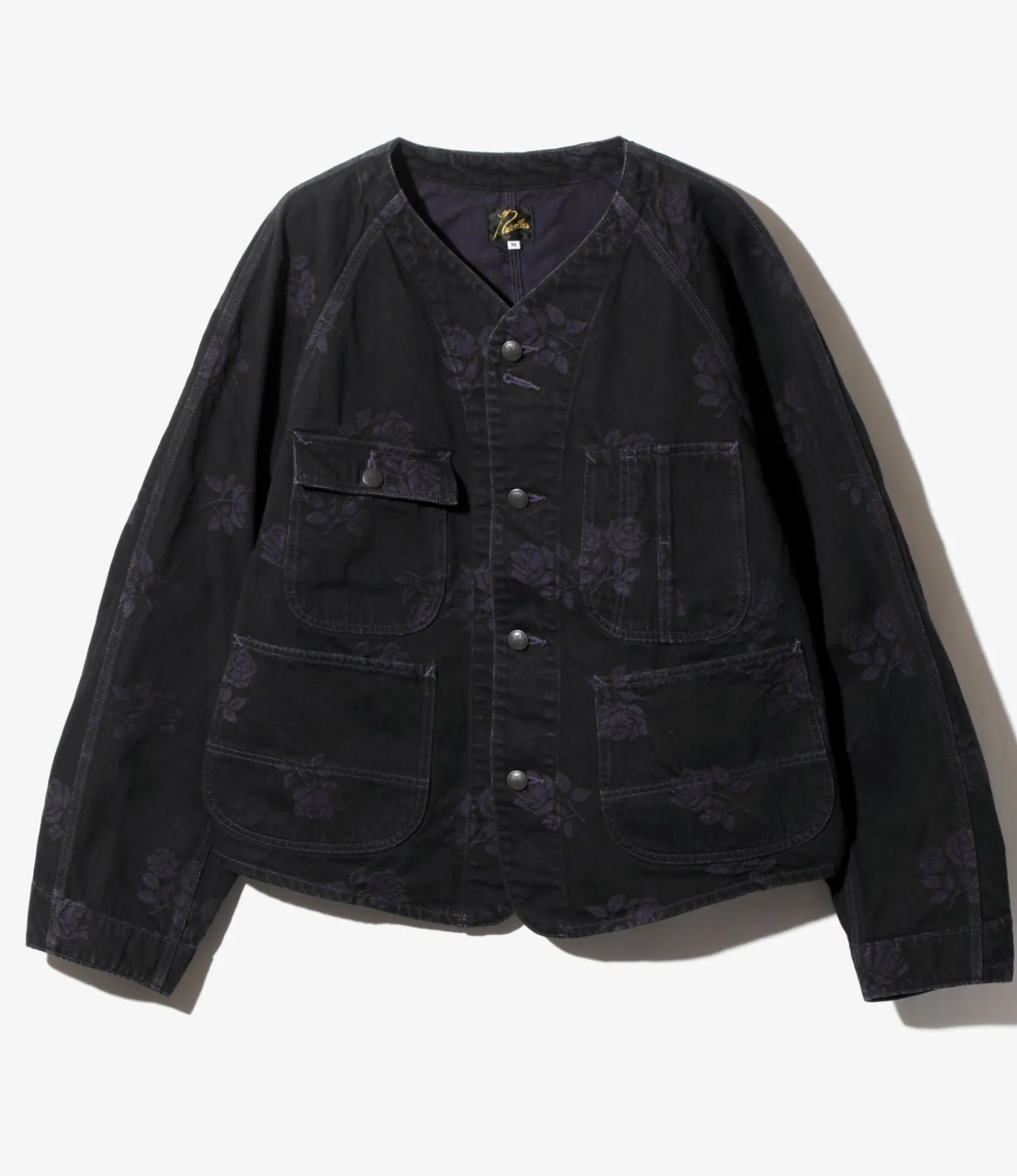 Short Coverall - Black - 13oz Denim / Rose Jq.