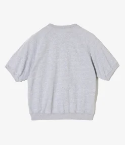 Short Sleeve Crew - Heather Grey CP French Terry