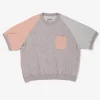Short Sleeve Crew Combo - H.Grey CP French Terry