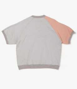 Short Sleeve Crew Combo - H.Grey CP French Terry