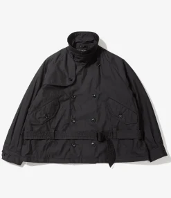 Short Trench - Black Nyco Twill