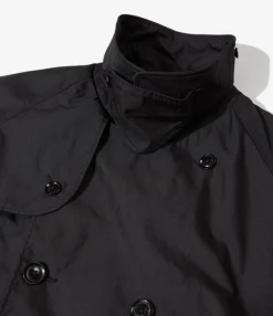 Short Trench - Black Nyco Twill