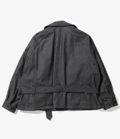 Short Trench - Black PC Denim