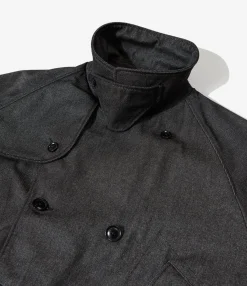 Short Trench - Black PC Denim