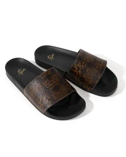 Shower Sandal - Brown Papillon