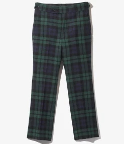Side Tab Trouser - Blackwatch - Wool Tartan Plaid