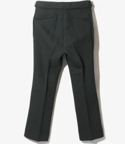 Side Tab Trouser - Green - W/N Herringbone