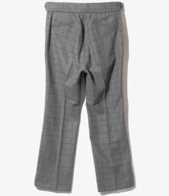 Side Tab Trouser - Grey - W/PE/PC/N/R Plaid Twill
