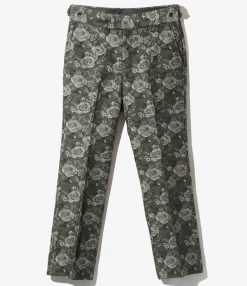 Side Tab Trouser - Olive - W/R Rose Jq.