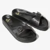 Single Strap Sandal - Black - Cowhide Lthr.