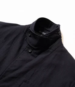 Slanted Jacket - Dark Navy Wool Uniform Serge