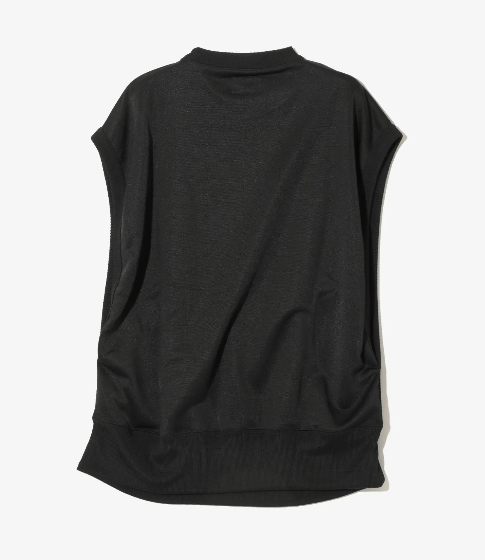 Sleeveless Shirt - Black - Bright Jersey