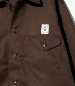 Smokey Shirt - Brown - PE/C Twill