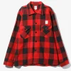 Smokey Shirt - Red - Cotton Buffalo Plaid Twill