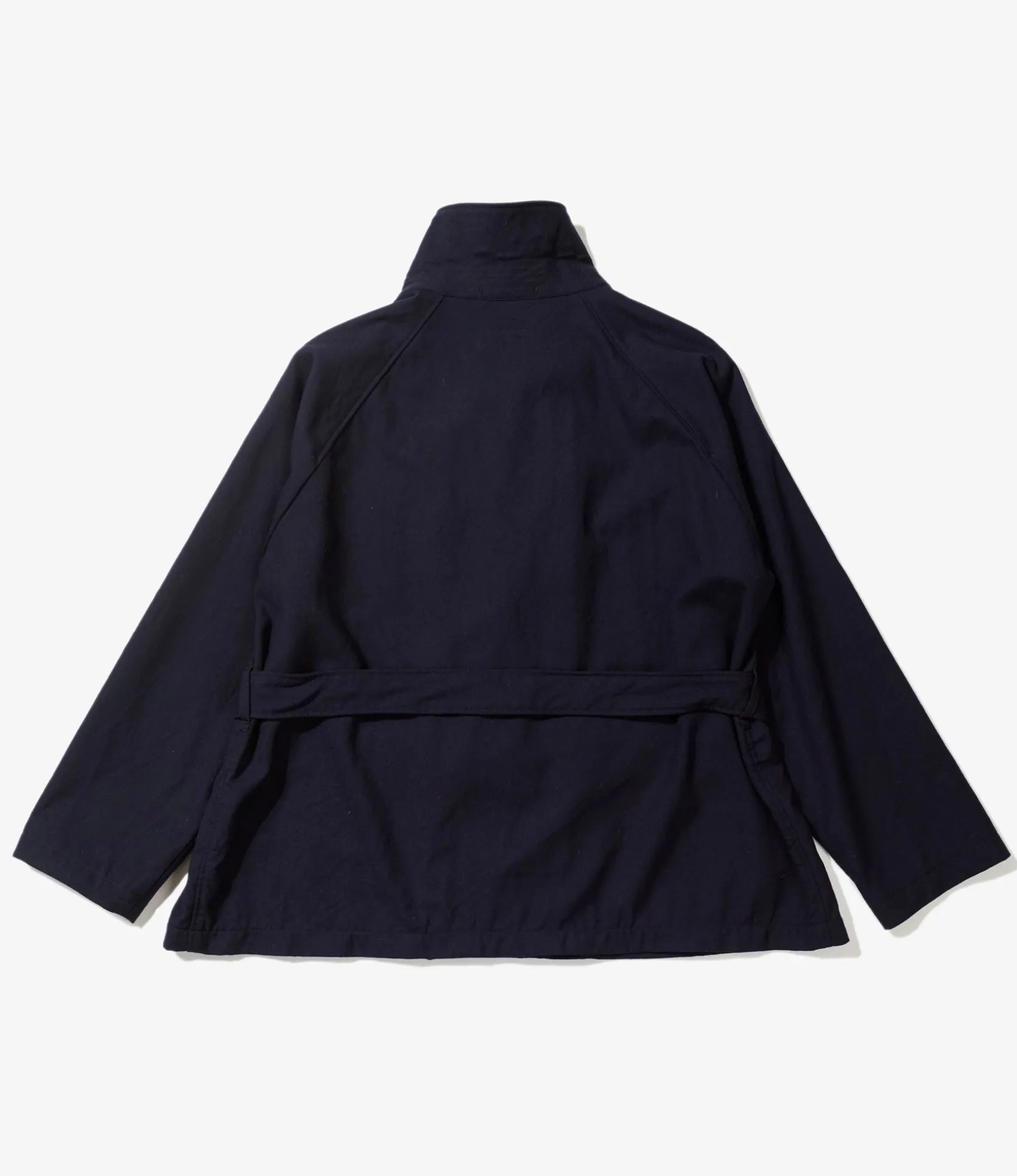 Smoking Jacket - Dark Navy Wool Uniform Serge