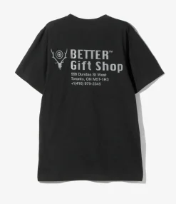 South2 West8 x Better Gift Shop - Short Sleeve T-Shirt - Black