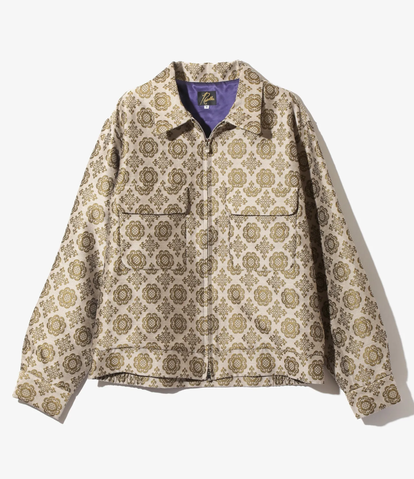 Sport Jacket - Beige - W/PE Ornament Jq.