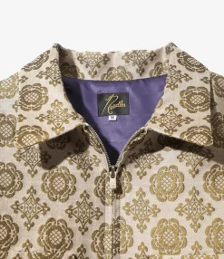 Sport Jacket - Beige - W/PE Ornament Jq.