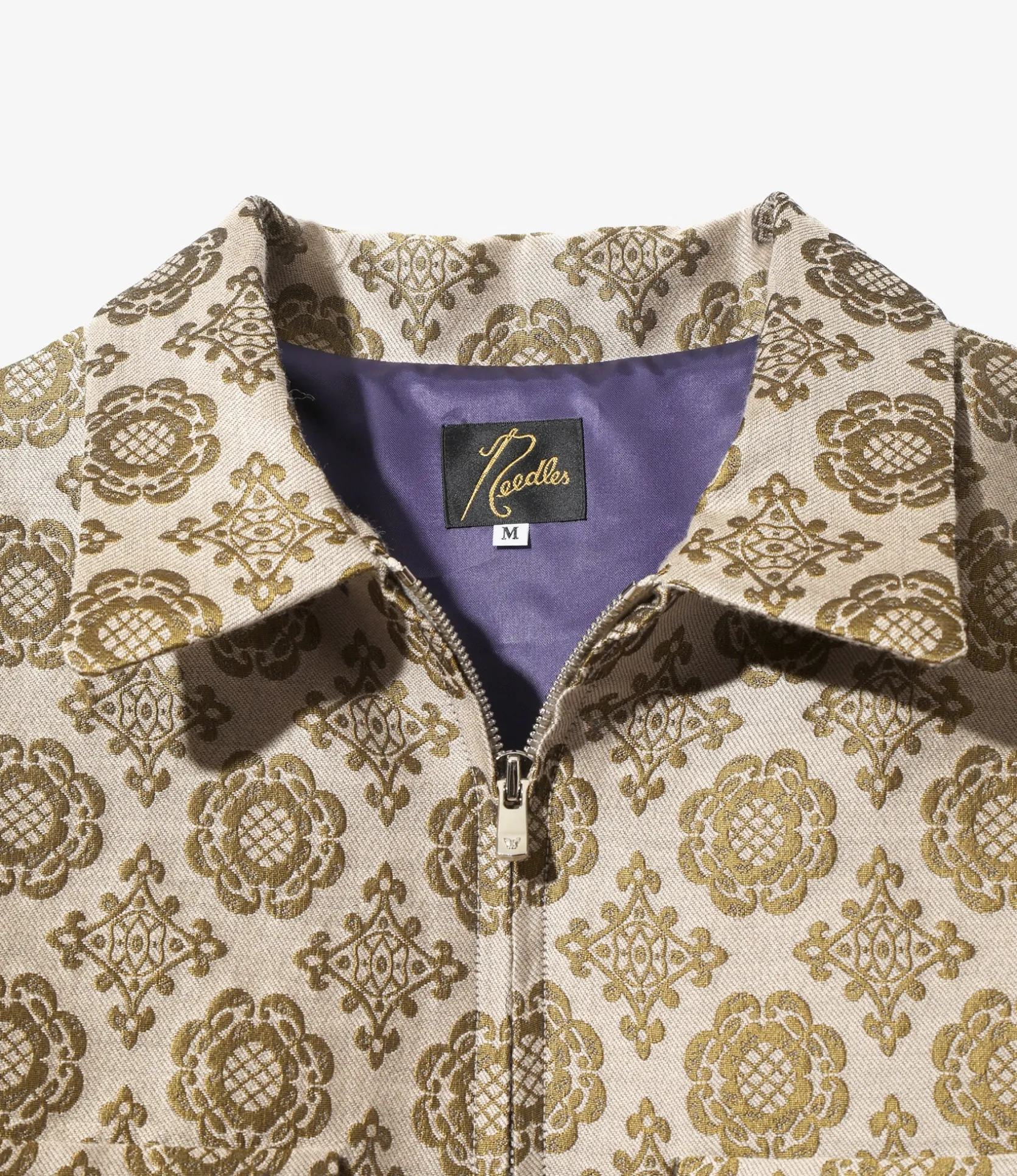 Sport Jacket - Beige - W/PE Ornament Jq.