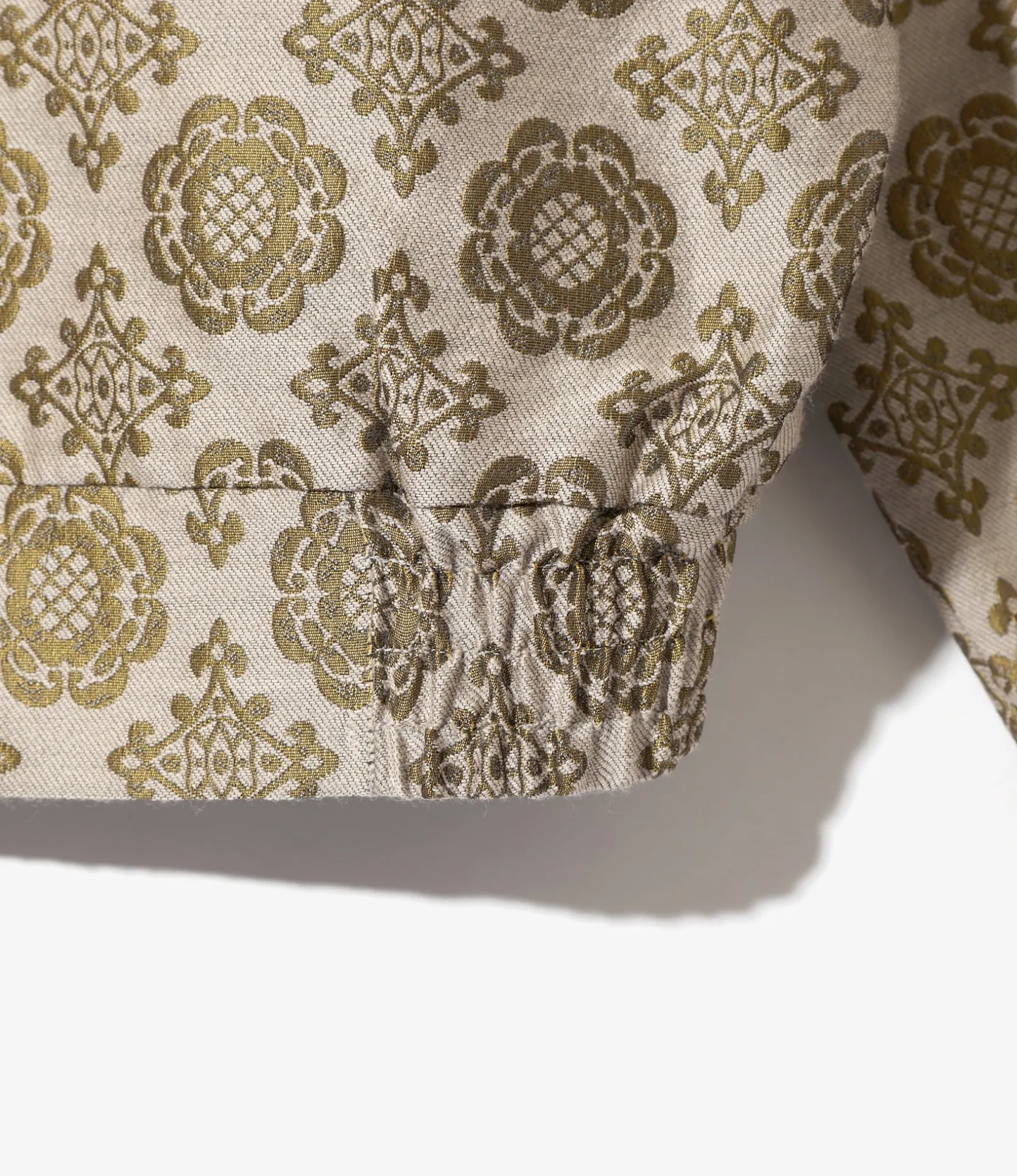 Sport Jacket - Beige - W/PE Ornament Jq.
