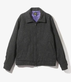 Sport Jacket - Black - W/N Small Plaid Cloth