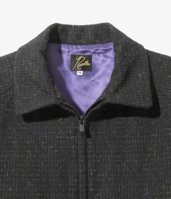 Sport Jacket - Black - W/N Small Plaid Cloth