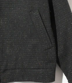 Sport Jacket - Black - W/N Small Plaid Cloth