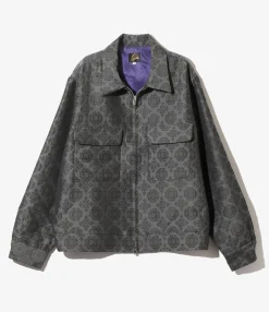 Sport Jacket - Charcoal - W/PE Ornament Jq.