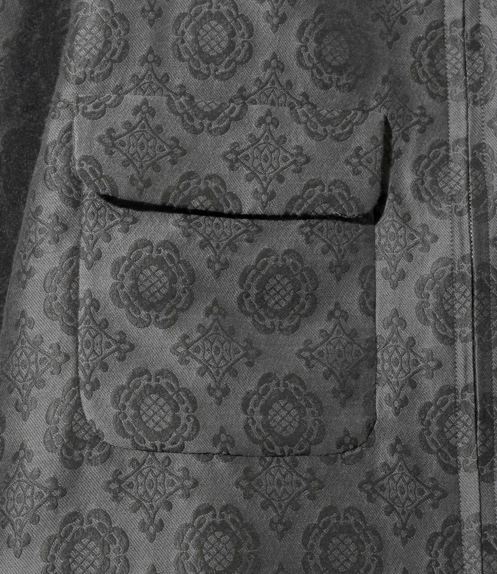 Sport Jacket - Charcoal - W/PE Ornament Jq.