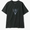 S/S Crew Neck Tee - Black - Skull&Target